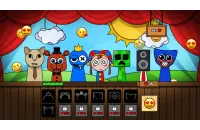 Play Sprunki: Boo! Are You Scared? now!