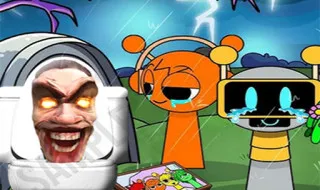 Sprunki Castle Panic Skibidi Toilet