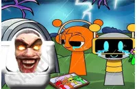 Play Sprunki Castle Panic Skibidi Toilet now!