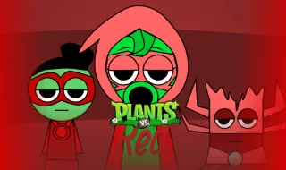 Sprunki Red vs Plants