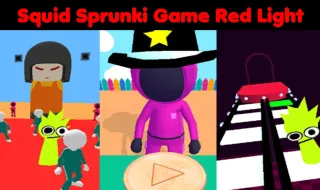 Squid Sprunki Game Red Light